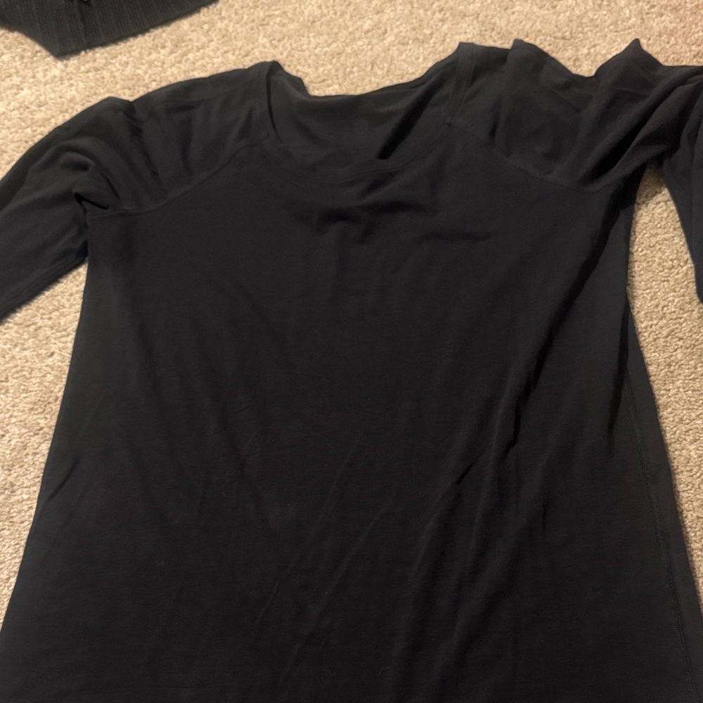 lululemon athletica Black Long Sleeve Top